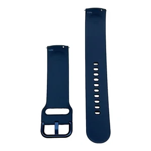 Original Samsung Active 2 20MM SM-R830 R820 Soft Sports Silicone Bands M/L Black - Picture 1 of 2