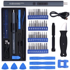 Mini Electric Cordless Screwdriver Set Rechargeable Precision Power Repair Tool - Picture 1 of 16