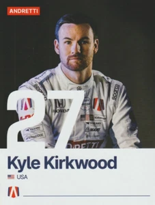 2025 Kyle Kirkwood PreFab "1st Version" Honda Dallara Indy Car Hero Card - Bild 1 von 2