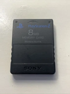 Sony Playstation 2 PS2 Official OEM MagicGate 8mb Memory Card Genuine SCPH-10020 - Picture 1 of 2