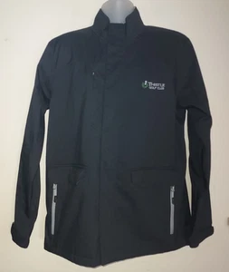 Under Armour Men's Golf Jacket Large STORM Full Zip Water Repellent Black - Picture 1 of 14