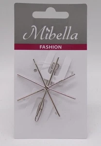 Mibella 286602 morsetto per capelli cursore stella stella argento metallizzato - Foto 1 di 1