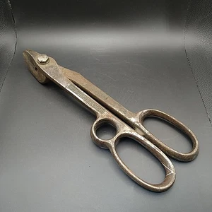 Pivote de desplazamiento vintage Wiss-9X acero forjado estaño recortes metal transparente pat # 2078585 - Imagen 1 de 10