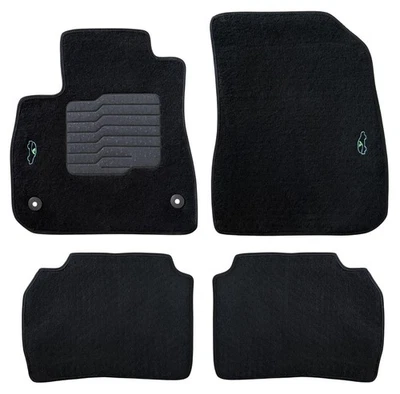 Alfombrillas alfombrillas aptas para Chevrolet Malibu 2016 a 2025 delanteras y traseras negras Foto 1 de 4