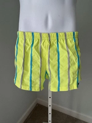 Bañador Sauvqge California Pull-On Amarillo Azul Rayas para Hombre Talla M Foto 1 de 4