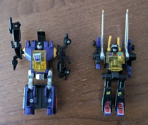 Lotto G1 Transformers Insecticons Deception Kickback Bombshell 1983 incompleto - Foto 1 di 13