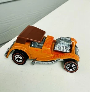 Hot Wheels Redline 1974 Sir Rodney Roadster HK Orange w Flames & Brown Top - Bild 1 von 11