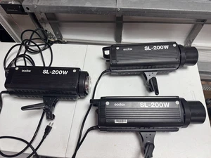 3 Godox SL-200W LED Studio Light 5600K - Picture 1 of 5
