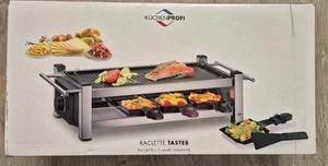 Küchenprofi TASTE 8 Raclettegerät für 8 Personen Aluguss Grillplatte SALE AKTION - Bild 1 von 7