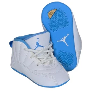 Nike Jordan 12 XIll Retro Carolina blau Krippe Schuhe Baby Größe 3C (378139-127) NEU - Bild 1 von 9