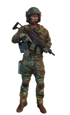 Moderner Bundeswehr Soldat G36  Scale 1:16 - Bild 1 von 4