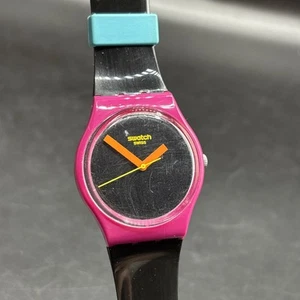 33mm Vintage 2010 Swatch Dance Time GP135 Uhr UNGETESTET TEILE REPARATUR - Bild 1 von 11