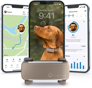Tractive Smart Hundetracker | 2025 Edition | Echtzeit GPS 71x29x17mm, braun  - Bild 1 von 7