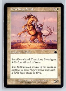 (2x) TRENCHING STEED – MTG Magic the Gathering Card – Prophecy – Common - Picture 1 of 6