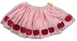 NWT Gymboree TCP Girls 7/8 Sequin Apple Tulle Skirt 8 & Apple Tee 7/8 NWT - Picture 1 of 5