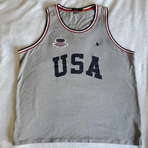 Herren Polo Ralph Lauren USA Basketball Trikot Tank Top XXL TOP ZUSTAND  - Bild 1 von 8