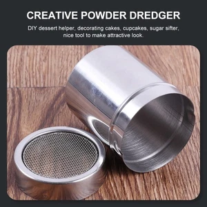 2 Stück Edelstahl Kaffeepulver Kakaopulver Sieb Backvorrat - Bild 1 von 12