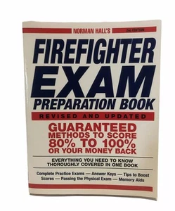 Norman Hall's Firefighter Exam Preparation Book 2nd Edition 2003 Practice Exams - Picture 1 of 6