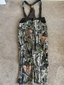 Field and Stream Camo Hunting Bib Pants HydroRepel 03 Scent Mens Thermal XL $100 - Picture 1 of 7