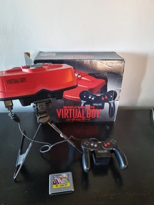 Nintendo Virtual Boy 3D Display Game System Console with Box And Game - Image 1 of 4