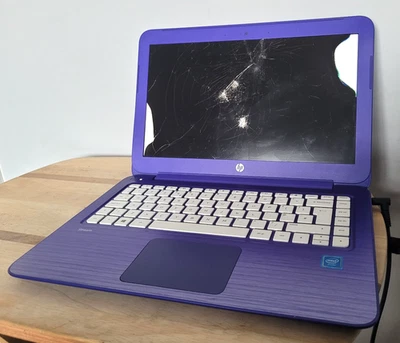 HP Stream 13 Laptop Sold As Spares Or Repairs. Purple. - Image 1 of 4