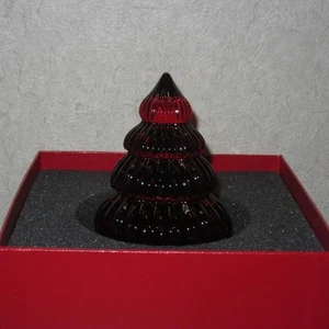 Baccarat Enchanting Christmas Tree 2023 S Red Crystal 12cm New w/ Box - Picture 1 of 3