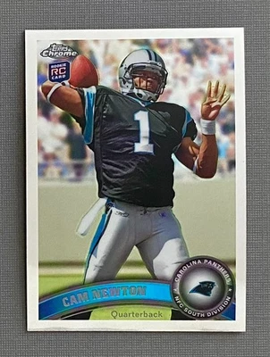 2011 Topps Chrome - Cam Newton #1 Throwing Ball (RC) - Image 1 of 2