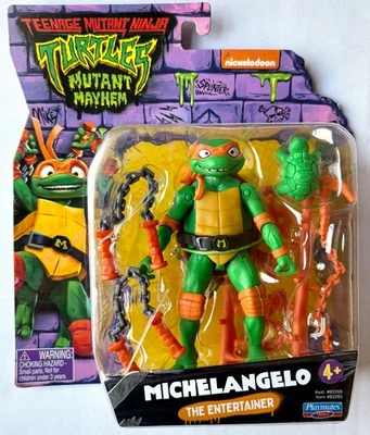 TORTUGAS NINJA MUTANTES ADOLESCENTES Mutant Mayhem MICHELANGELO FIGURA "EL ARTISTA" Foto 1 de 3