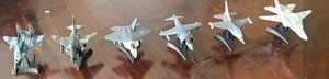 4D Puzzle Fame Master Enterprise War Military Airplanes Micro Small 6 Bundle Vtg - Picture 1 of 17