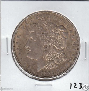 1921-D SILBER MORGAN DOLLAR - Bild 1 von 2