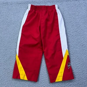 VTG Iowa State Cyclones Mighty Mac Toddler Track Pants 2T Red Mesh Lined 17x13 - Picture 1 of 11