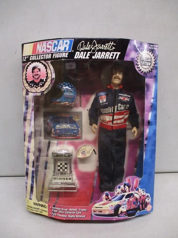 1997 Toy Biz Nascar Dale Jarrett 12 inch Figure Cover