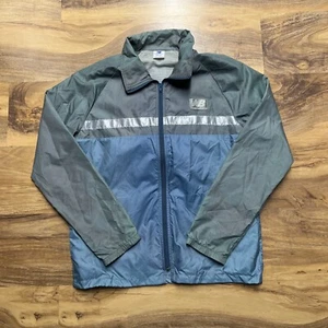 Vintage New Balance Windbreaker w/ Hood Made In USA Running Size Medium - Picture 1 of 6