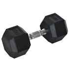 15kg Dumbbell Hexagon Rubber Weight Lifting Training Workout Fitness Equipment