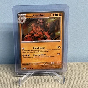 2024 Hisuian Arcanine 100/167 Reverse Holo, Nintendo Proud Fangs, Searing Flame - Picture 1 of 2