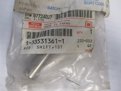 1-33531-361-1 NEW GENUINE OEM ISUZU NPR-HD NQR NRR SHIFT ROD 1ST 1-33531361-1 - Image 1 of 2