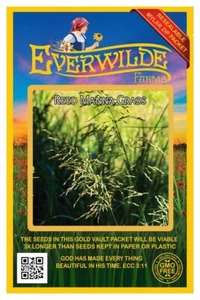 1000 Reed Manna Grass Native Grass Seeds - Everwilde Farms Mylar Seed Packet - Picture 1 of 3