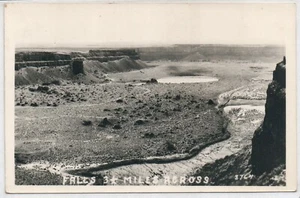 Falls 3 1/2 Miles Across, Dry Falls?, RPPC, postcard - Picture 1 of 2