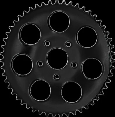 DRAG SPECIALTIES 1210-1833 SPROCKET BLK 48T FLAT - Image 1 of 2