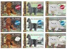 1998 TY Beanie Babies Trading Cards Series 1  w/ variations / Choose  /bx117