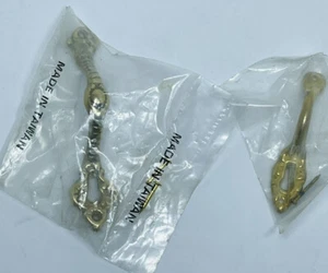 VTG Drawer Pull Solid Brass Lot Of 2. DIFFERENT SIZES - Picture 1 of 6