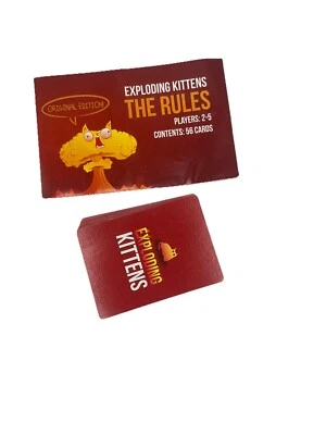 Exploding Kittens Original Edition Card Game, Ages 7+, 2-5 Players, Party Game - Image 1 of 4