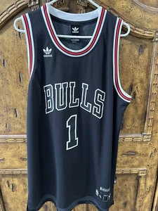 Derrick Rose Bulls Jersey XL/ Length +2 - Picture 1 of 5