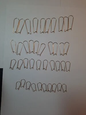 Earings Kidney Shaped Wires 80 pieces                                     JL 201 - Изображение 1 из 3