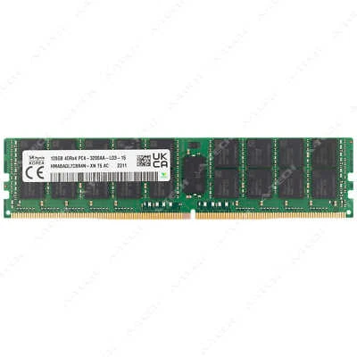 Hynix 128GB DDR4 3200MHz PC4-25600 ECC LRDIMM Server Memory RAM HMABAGL7CBR4N-XN - Image 1 of 2