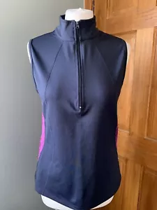 New York & Company Navy Blue Active Wear Top Size L - Picture 1 of 7