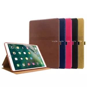 Schlanke Folio Smart PU Lederhülle für Apple iPad Air 3rd/Pro 10,5 Bleistifthalter - Bild 1 von 36