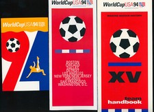 1994 WORLD CUP USA Collection of Team Handbook, Schedule, and Stadium Guide (3)