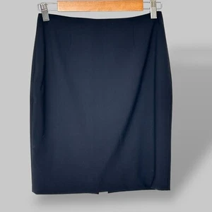 Elie Tahari Minirock Wollmischung gefüttert klassisch Karrierekleidung schwarz Gr. 0 - Bild 1 von 8