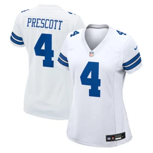 Dallas Cowboys Dak Prescott Jersey Women's White Nike On Field Size Small - Picture 1 of 5